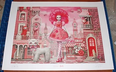 Mark Ryden Lithograph PINK POP Art Print S/# 1000 COA Mattel Barbie Movie Poster • $995