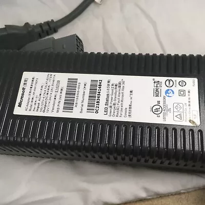 $14.95 • Buy Microsoft Xbox 360 OEM 175W Power Supply Adapter Brick & Cord 12v