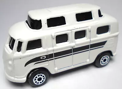 Maisto Vw Volkswagen Camper White 1:64 Diecast 2 3/4  Bus With Black Stripes • $11.99