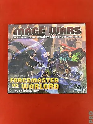 Mage Wars Arena Game - Forcemaster Vs Warlord Expansion NEW/SEALED BN27 • $12