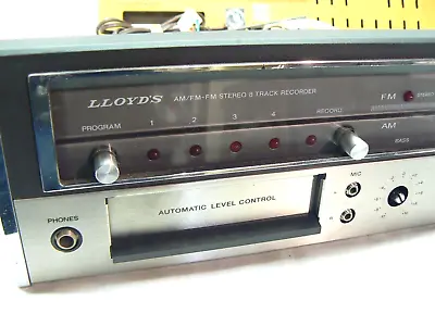 Lloyds 8 Track Tape Player Recorder - Last Call - Tossing Out On Sunday • $9.99