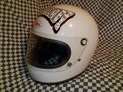 Vintage Bell STAR 111  Racing Helmet 8 1/8 With Mic Snell 75  Vgc Simpson Arai  • $199