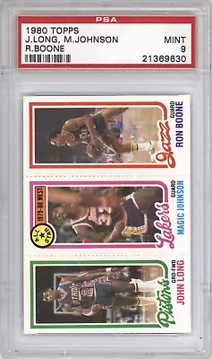 1980 Topps Magic Johnson Rookie  PSA 9 • $149.99