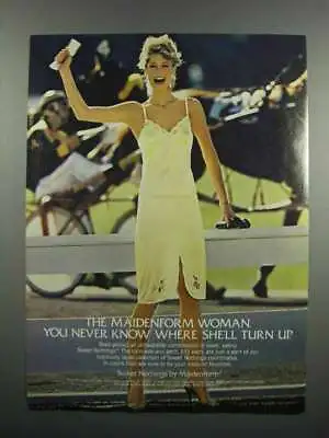 1983 Maidenform Sweet Nothings Camisole And Petti Ad • $19.99