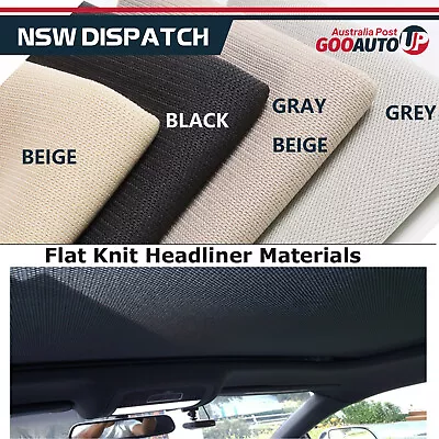 Flat Knit Foam Headliner Materials Car Door Panel Hood Roof Lining Replacement • $231.55