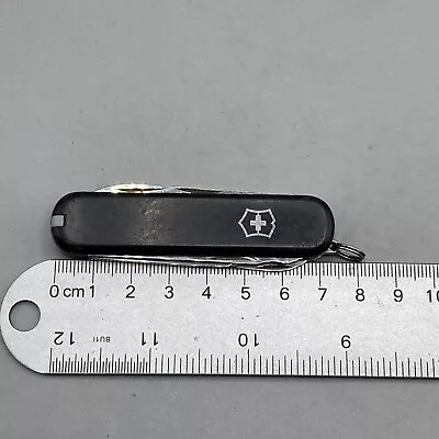 Victorinox Executive 74mm With Scissors Screw Swiss Army Knife - Black • $50.50