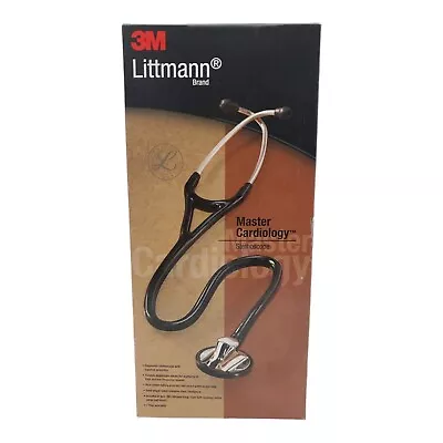 Littmann Master Cardiology Stethoscope: All Black 2161 • $239.60