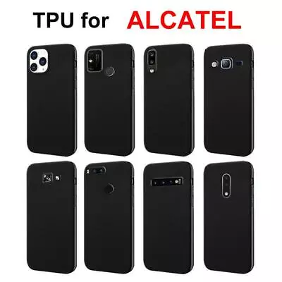 Black TPU Shell Cover For ALCATEL - Silicone Case • $15.39