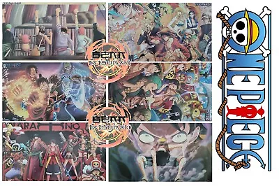 One Piece Anime Cartoon Wall Poster  A3 - Digital Print Only (Set Of 6 Posters)  • $34