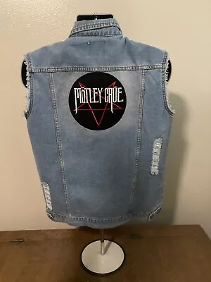 Motley Crue Vest Custom Made BRAND NEW!!! STITCHED • $190