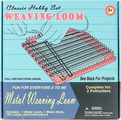 Weaving Loom Retro Craft Kit Pink • $14.77