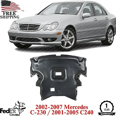 Front Engine Splash Shield Under Cover For 2002-2007 Mercedes C-230 / 01-05 C240 • $49.10