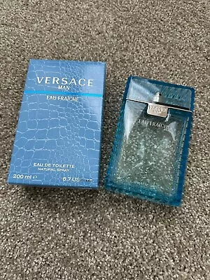 Versace Man Eau Fraiche 6.7 EDT Lightly Used…AUTHENTIC!!!!!!! • $79.99