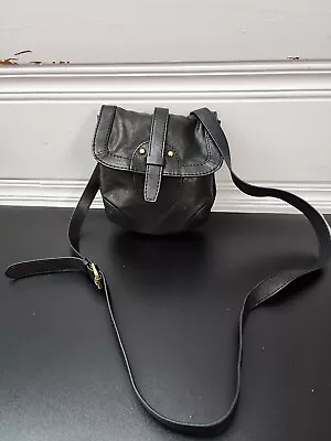 UGG  Envelope Small 7  X 7  Black Leather Flap Crossbody Bag • $35