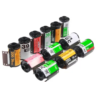 $15.29 • Buy 12x Assorted 135 35mm Relodable Empty Canisters Cassettes For Kodak Fuji Film