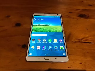 Samsung Galaxy Tab S 8.4 SM-T705Y White Unlocked 4G Android Tablet • $35