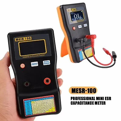 MESR-100 Mini ESR Capacitance Ohm Meter Cap Resistance Capacitor Circuit Tester • $65.09