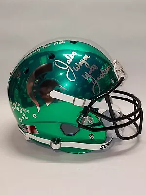 Jalen Watts Jackson Autographed Michigan State Full Size Chrome Helmet JSA • $399.99