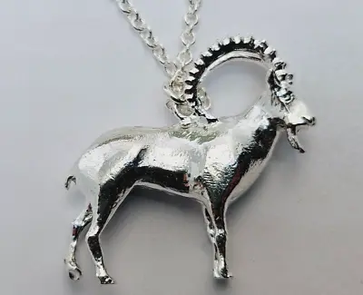 Alex Monroe MOUNTAIN GOAT Necklace Sterling Silver New In Box • $387.26
