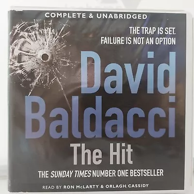 Audiobook- The Hit By David Baldacci- 10CDs Unabridged Talking Book  • £8