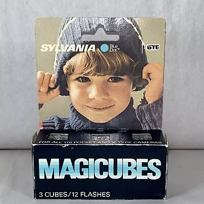 Sylvania Magicubes Blue Dot 110 Pocket X-Type Cameras (3 Cubes/12 Flashes) • $9.99