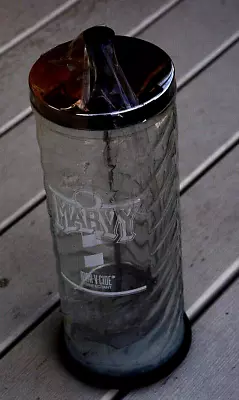 Marvy Barber #8 Shop Disinfectant And Germicide Sanitizer Clear Glass Jar 48 Oz • $19.88