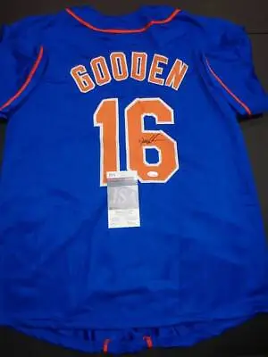 Dwight Gooden New York Mets Autographed Custom Baseball Jersey JSA W Coa • $119.40