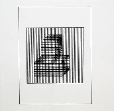 Sol LeWitt | Untitled XI From  Ficciones  | 1984 | Serigraph | Mint Condition • $125