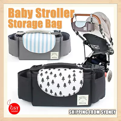 Baby Organiser Bottle Holder Storage Mummy Bag Stroller Pram Pushchair Cup Buggy • $13.94