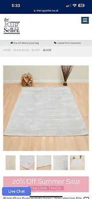 Asiatic London Rug Putty Colour 200x290cm Brand New Condition  All Wrapped. • £200