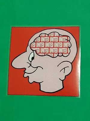 Man Utd On The Brain Vinyl Car Window Sticker Manchester United Football Club • £1