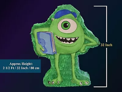 32 Inch Tall Mike Wazowski Jumbo Pinata Monsters University Theme Pinata Custo • $69.99