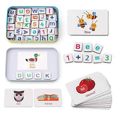 £15.46 • Buy Coogam Wooden Magnetic Letters And Numbers Toys, Fridge Magnets ABC Alphabet For