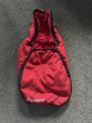 Maxi Cosi Car Seat Footmuff Cosytoes Cabriofix Baby Red Genuine Maxicosi • £15