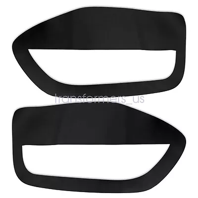 2pcs Leather Door Panel Insert Cards Cover For Ford Mustang 2005-2009 Black • $5.69