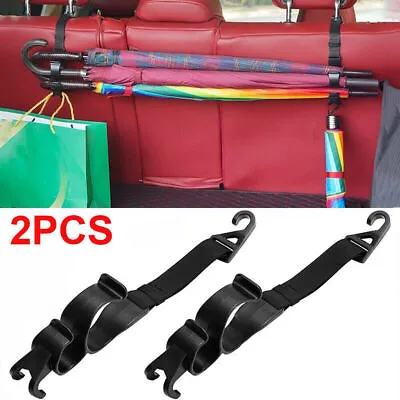 2x Car Interior Accessories Umbrella Hook Holder Hanger Clip Fastener Storage  • £5.99