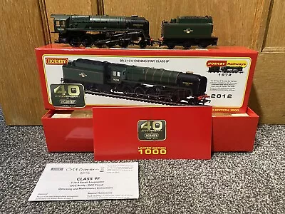 Rare Hornby R3097 Class 9F Loco No. 92220 'Evening Star' 40th Anniversary • £149.99