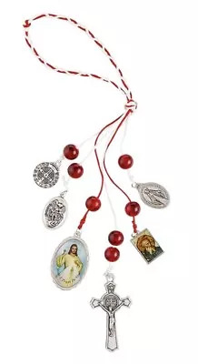 Saint Benedict Miraculous Medal St. Michael Home Blessing Protection Door Hanger • $15.99