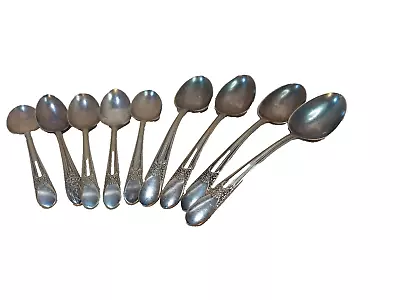 Vintage Silver Plate Wm Rodgers UNKNOWN PATTERN SPOONS 1930S ??? SEE PHOTOS • $37.95