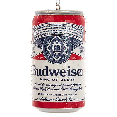 Budweiser King Of Beers Blow Molds Can Ornament Red • $14.98