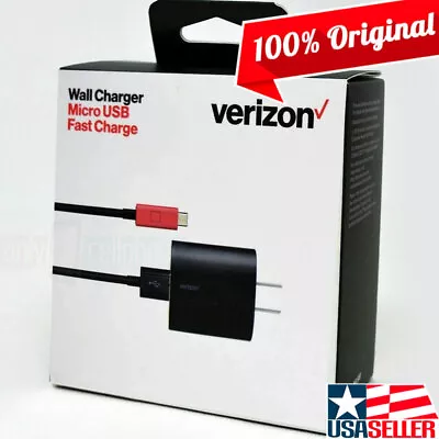 OEM Verizon LOGO Micro-USB Fast Home Charger For Samsung Motorola LG HTC Tablets • $17.95