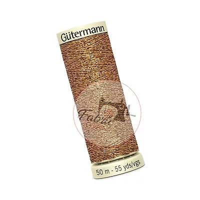 £2.39 • Buy Gutermann Metallic Thread Sparkle Glitter Thread 50m Reels Choice Of 12 Colours