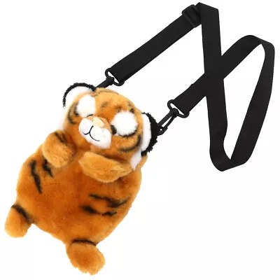  Cute Animal Crossbody Bag Tiger Shoulder Panda Backpack Zoo Child Modeling • £12.79