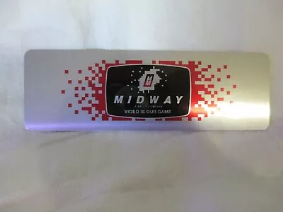 Midway Coin Door Plate -Video Is Our Game Original Size • $9.99