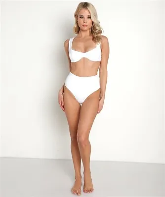 NWT L*Space S Tori White Underwire Bikini Top 115165 • $34