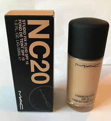 £16.99 • Buy MAC - STUDIO FIX - NC20 - Various Sizes 5ml / 8ml / 15ml / 30ml - Genuine
