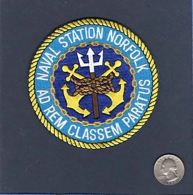 NAVSTA Naval Station NORFOLK VA US NAVY SHIP Base Squadron Patch • $7.99