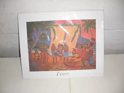 Disney Vacation Club Aulani Resort Print Hawaii Makahiki Out Of Print 14  X 11  • $35