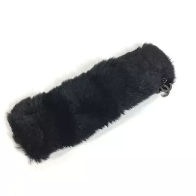 CHANEL Bracelet Fur CC CC Mark Accessories Bangle Fur Black • $748