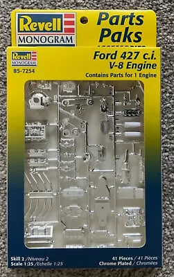 Revell Monogram Parts Paks Model Car Kit - Ford 427 C.i. V-8 Engine  41 Pieces • £5.50